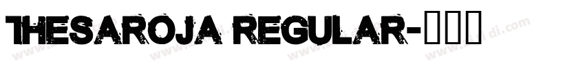 TheSaroja Regular字体转换